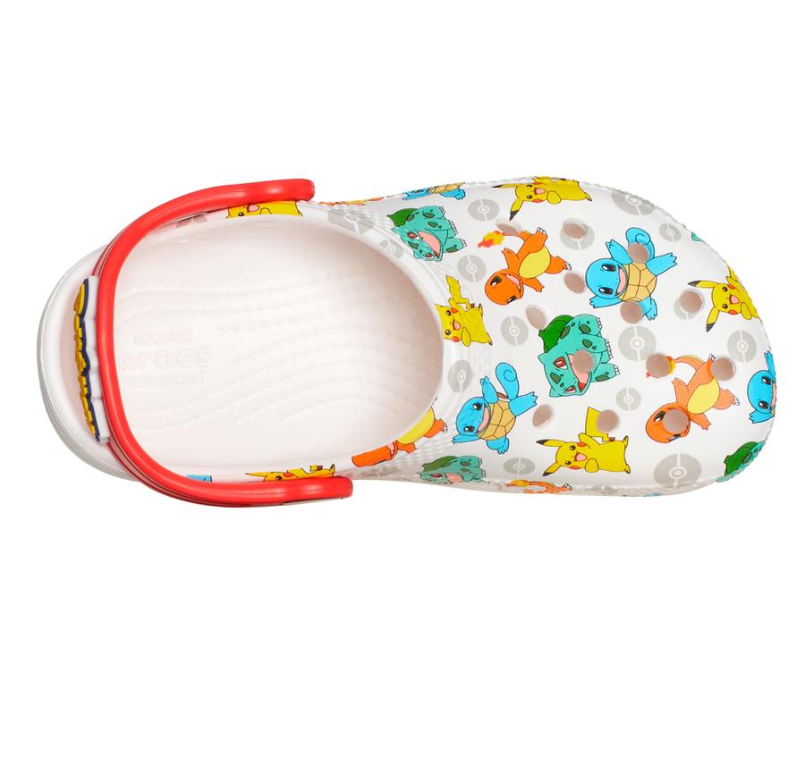Crocs Pokemon Classic Clog K Çocuk Terlik Beyaz Crocs Pokemon Classic Clog K Çocuk Terlik Beyaz
