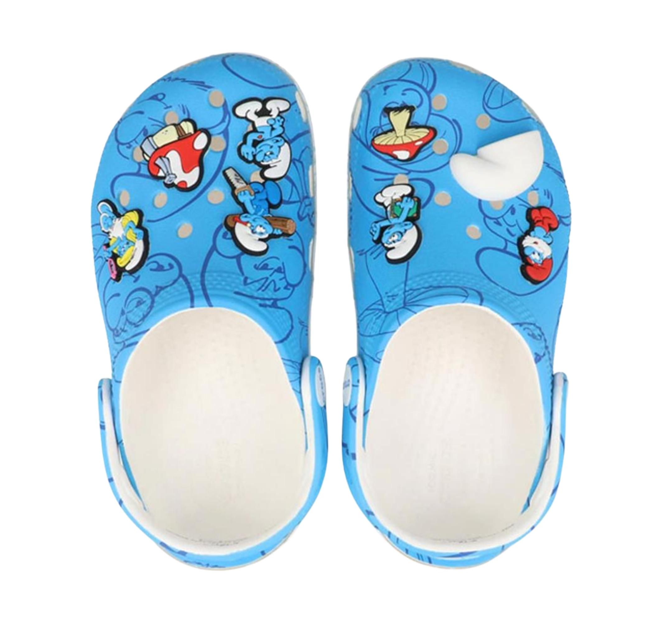 Детские шлепки Crocs Smurfs Classic Clog K Terlik