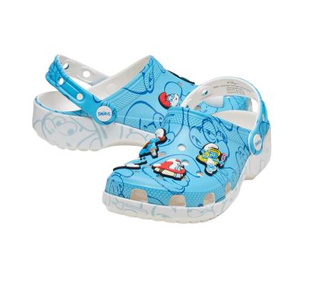 Crocs Smurfs Classic Clog K Çocuk Terlik Mavi
