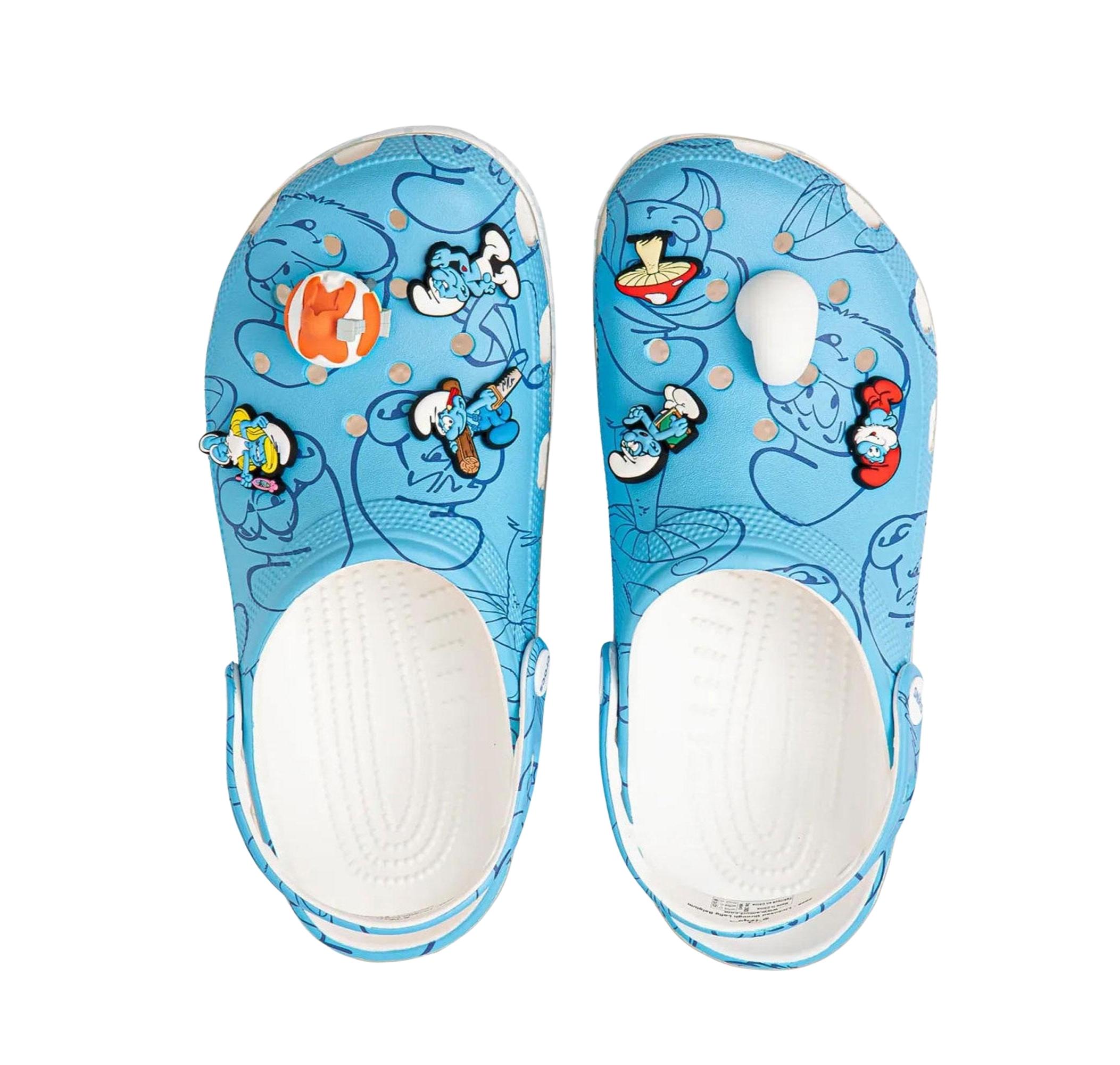 Unisex шлепки Crocs Smurfs Classic Clog Terlik