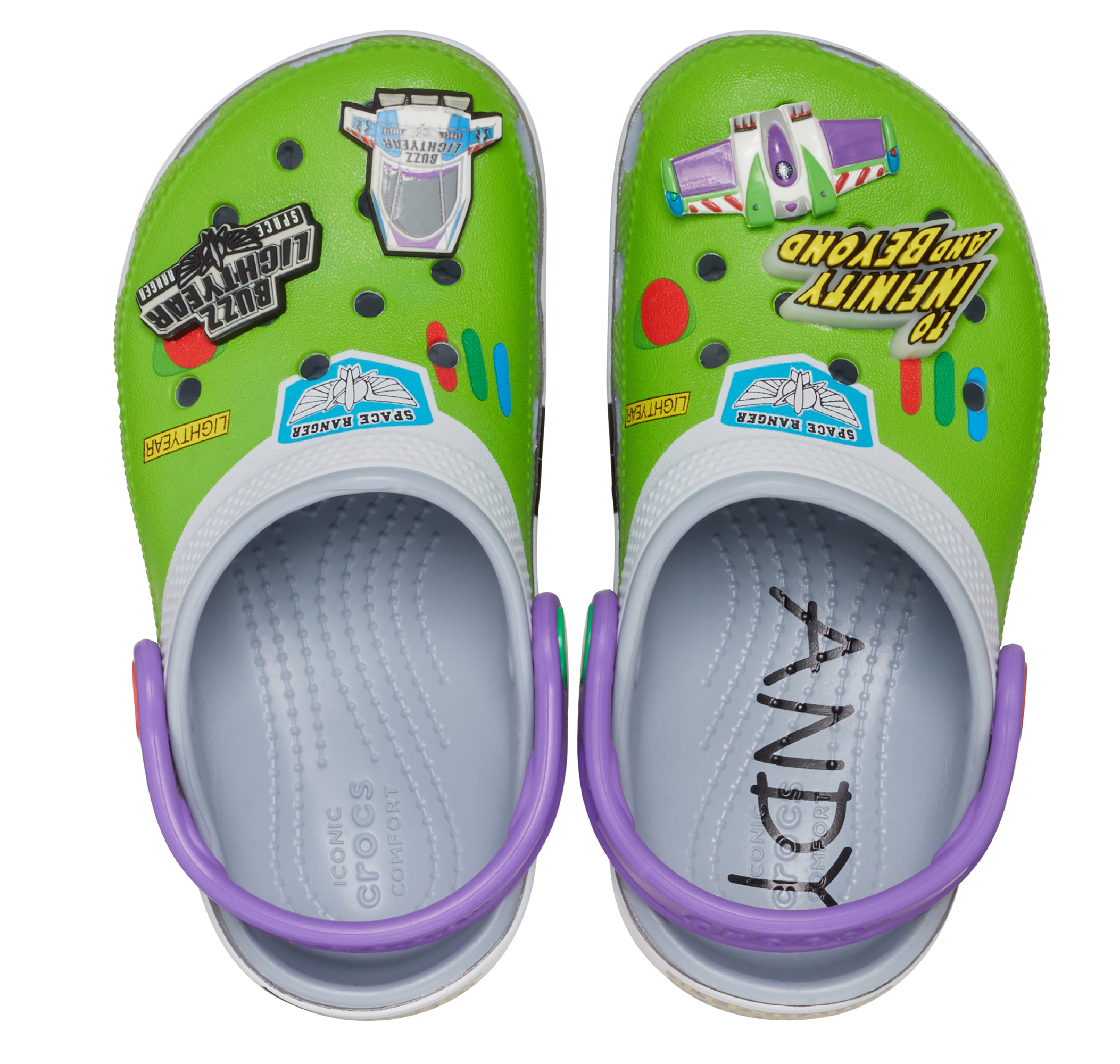 Crocs Toy Story Buzz Classic Clog T Cocuk Ye il Terlik Yal Spor