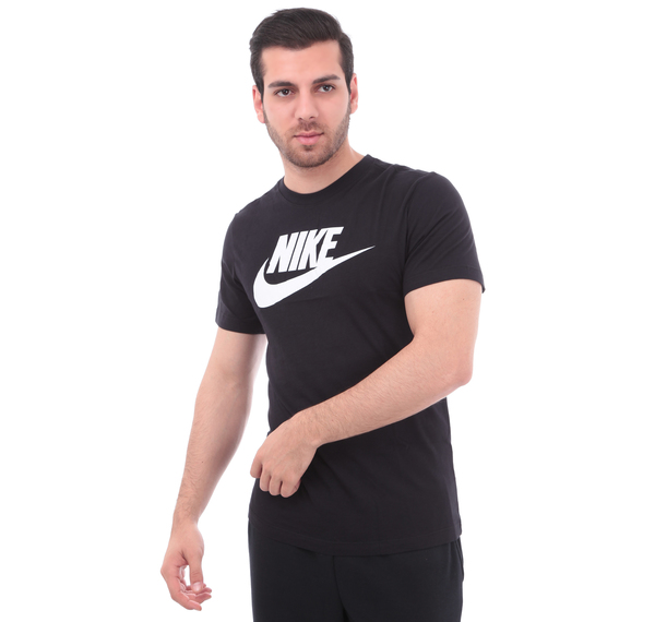 Nike M Nsw Tee Icon Futura Erkek T-Shirt Siyah