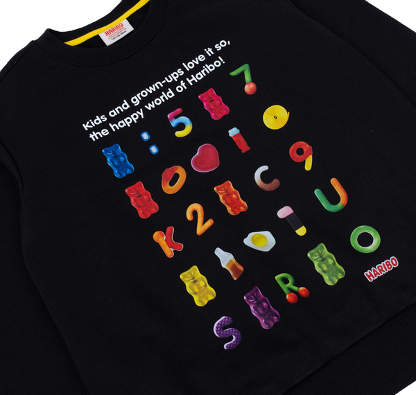 Haribo Çocuk Sweatshirt Çocuk Sweatshirt Siyah Haribo Çocuk Sweatshirt Çocuk Sweatshirt Siyah