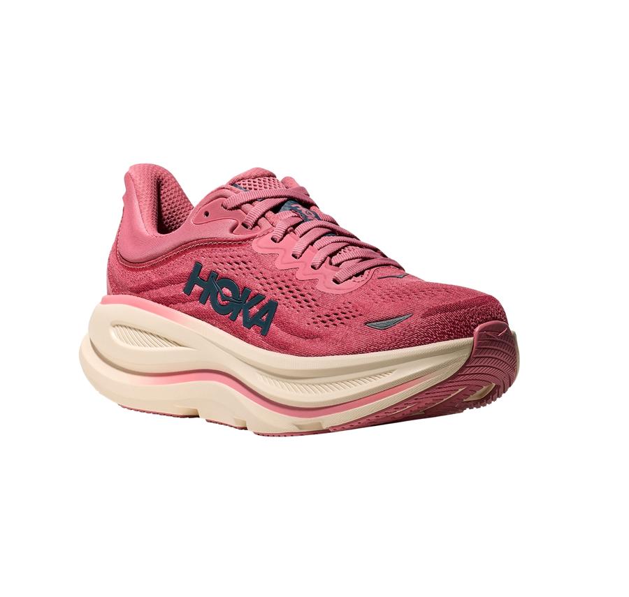 Hoka Bondi 9 Kadın Spor Ayakkabı Kırmızı Hoka Bondi 9 Kadın Spor Ayakkabı Kırmızı