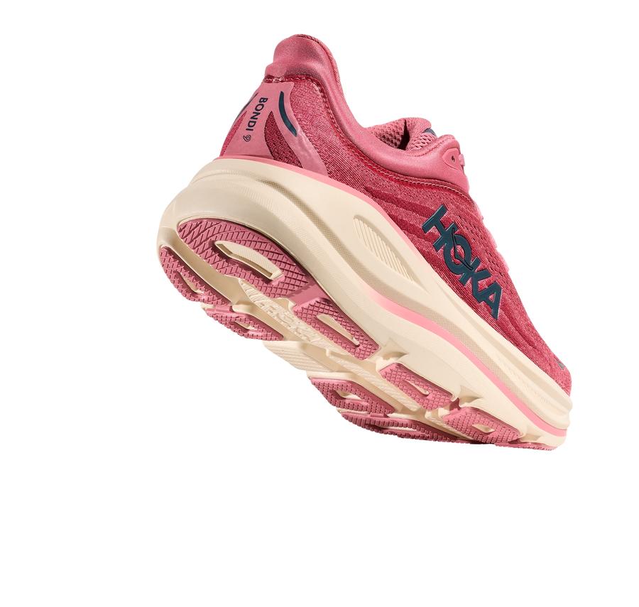 Hoka Bondi 9 Kadın Spor Ayakkabı Kırmızı Hoka Bondi 9 Kadın Spor Ayakkabı Kırmızı