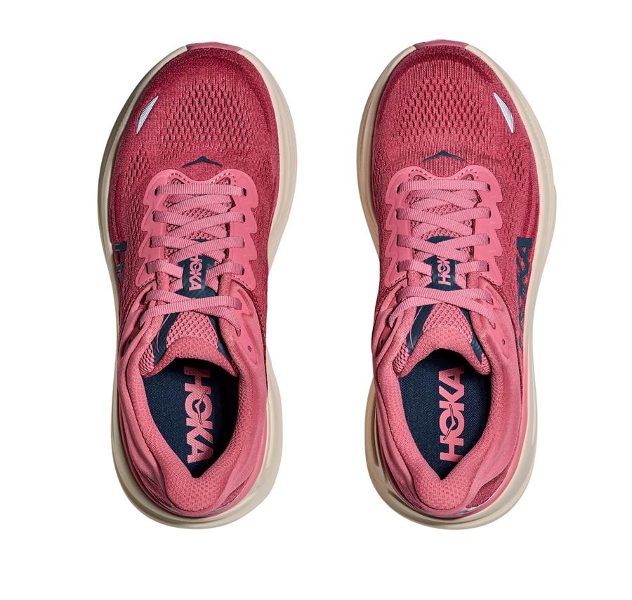 Hoka Bondi 9 Kadın Spor Ayakkabı Kırmızı Hoka Bondi 9 Kadın Spor Ayakkabı Kırmızı