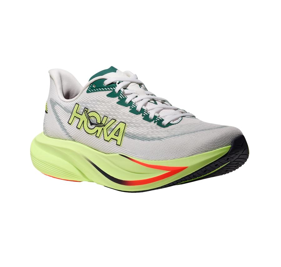 Hoka Mach 7 Erkek Spor Ayakkabı Beyaz Hoka Mach 7 Erkek Spor Ayakkabı Beyaz