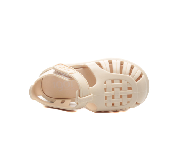 İgor Tobby Solıd Çocuk Sandalet Krem İgor Tobby Solıd Çocuk Sandalet Krem