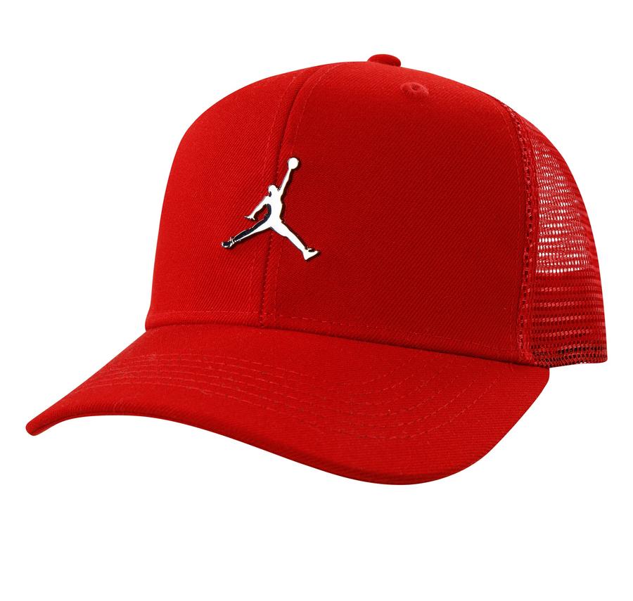 Jordan Jan Metal Jumpman Trucker Çocuk Şapka Kırmızı Jordan Jan Metal Jumpman Trucker Çocuk Şapka Kırmızı