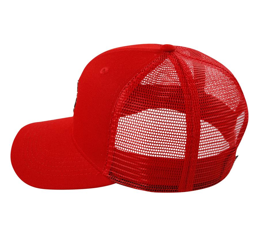 Jordan Jan Metal Jumpman Trucker Çocuk Şapka Kırmızı Jordan Jan Metal Jumpman Trucker Çocuk Şapka Kırmızı