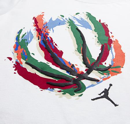 Jordan Jdb Bball Fıre Ss Tee Çocuk T-Shirt Beyaz