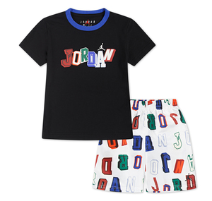 Jordan Jdb Court Of Legends  Short Set Çocuk T-Shirt Siyah