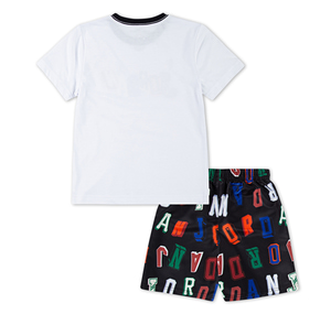 Jordan Jdb Court Of Legends  Short Set Çocuk T-Shirt Beyaz