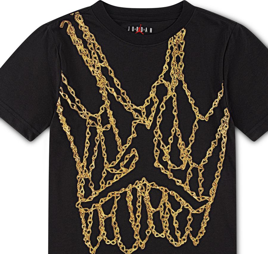 Jordan Jdb Mj Brand Jm Chaın Ss Crew Çocuk T-Shirt Siyah Jordan Jdb Mj Brand Jm Chaın Ss Crew Çocuk T-Shirt Siyah
