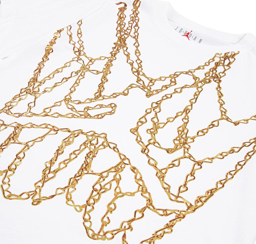 Jordan Jdb Mj Brand Jm Chaın Ss Crew Çocuk T-Shirt Beyaz Jordan Jdb Mj Brand Jm Chaın Ss Crew Çocuk T-Shirt Beyaz