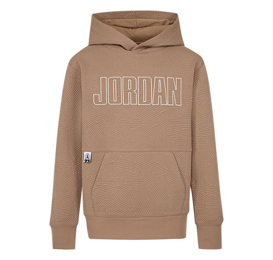 Jordan Jdb Mj Sneaker School Jacquard Çocuk Sweatshirt Kahve Jordan Jdb Mj Sneaker School Jacquard Çocuk Sweatshirt Kahve