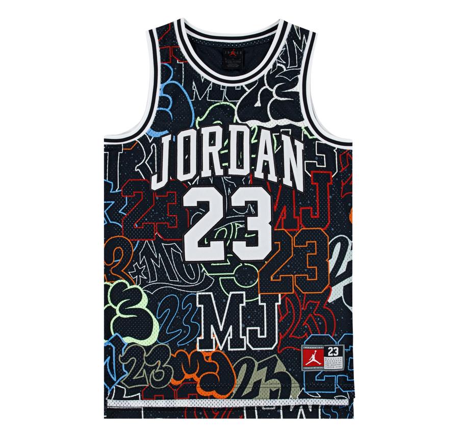 Jordan Jdn 23 Aop Jersey Çocuk T-Shirt Siyah Jordan Jdn 23 Aop Jersey Çocuk T-Shirt Siyah