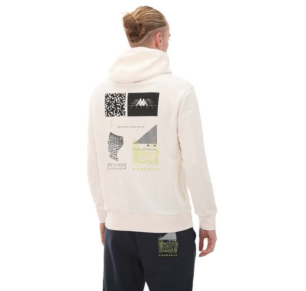 Kappa Authentıc Spacetıme Hoodıe Erkek Sweatshirt Krem Kappa Authentıc Spacetıme Hoodıe Erkek Sweatshirt Krem