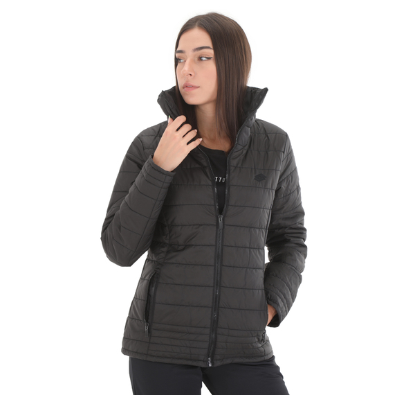 Lotto Newt Bomber Pad W Kadın Mont Siyah Lotto Newt Bomber Pad W Kadın Mont Siyah