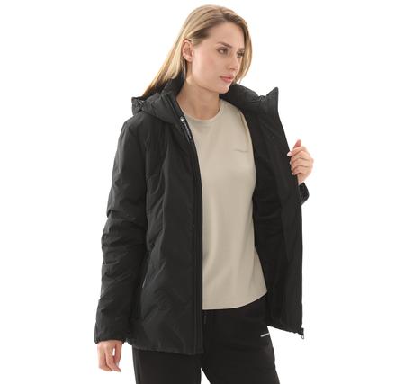 Lumberjack 4W Ml Henry Coat 2Sn17 Kadın Mont Siyah