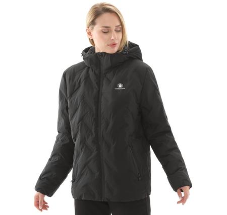 Lumberjack 4W Ml Henry Coat 2Sn17 Kadın Mont Siyah