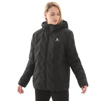 Lumberjack 4W Ml Henry Coat 2Sn17 Kadın Mont Siyah