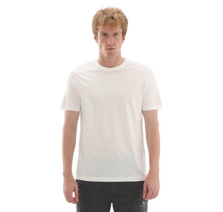 Lumberjack 5M Mb Ct110 Pm C Nk T-Sh 5Fx Erkek T-Shirt Beyaz