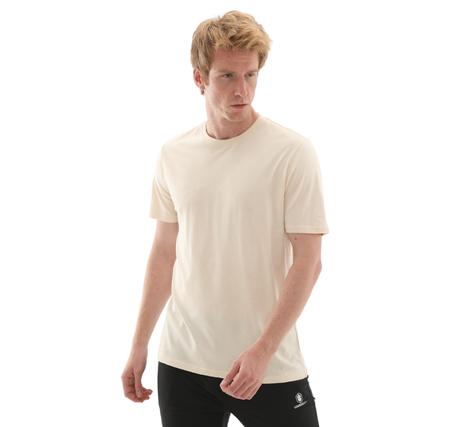 Lumberjack 5M Mb Ct110 Pm C Nk T-Sh 5Fx Erkek T-Shirt Krem