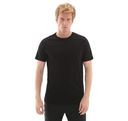 Lumberjack 5M Mb Ct110 Pm C Nk T-Sh 5Fx Erkek T-Shirt Siyah