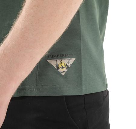 Lumberjack 5M Ml Keys 11Ymmt22037 5Fx Erkek T-Shirt Yeşil
