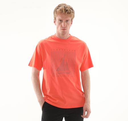 Lumberjack 5M Ml Pete 11Otd2-24 5Fx Erkek T-Shirt Turuncu