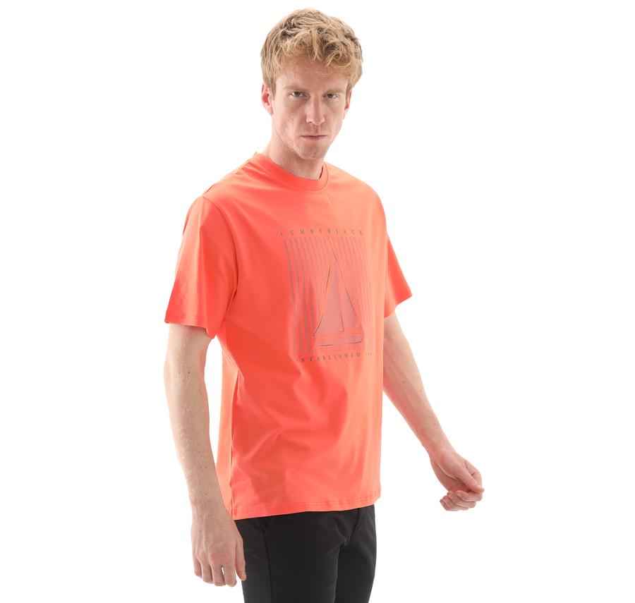 Lumberjack 5M Ml Pete 11Otd2-24 5Fx Erkek T-Shirt Turuncu Lumberjack 5M Ml Pete 11Otd2-24 5Fx Erkek T-Shirt Turuncu