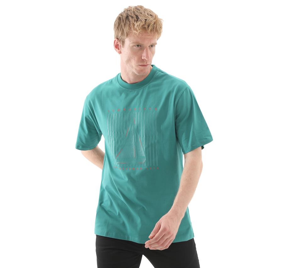 Lumberjack 5M Ml Pete 11Otd2-24 5Fx Erkek T-Shirt Yeşil Lumberjack 5M Ml Pete 11Otd2-24 5Fx Erkek T-Shirt Yeşil