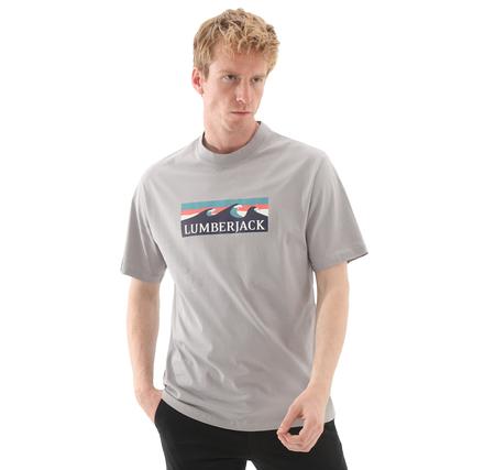 Lumberjack 5M Ml Roger 11Otd2-31 5Fx Erkek T-Shirt Gri