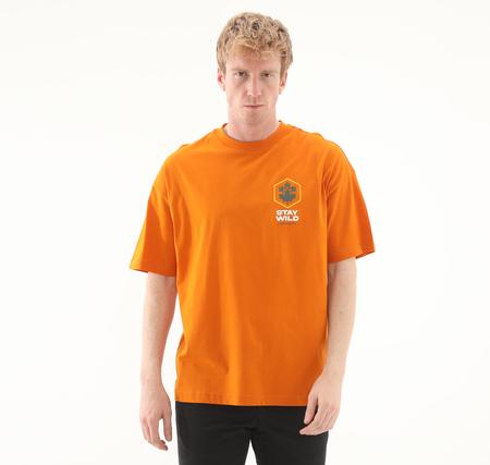 Lumberjack 5M Ml Star 11Otd1-27 5Fx Erkek T-Shirt Turuncu