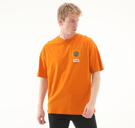 Lumberjack 5M Ml Star 11Otd1-27 5Fx Erkek T-Shirt Turuncu