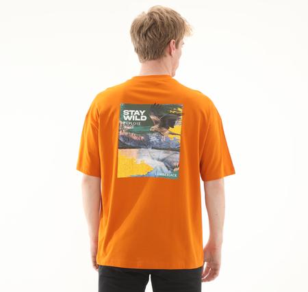 Lumberjack 5M Ml Star 11Otd1-27 5Fx Erkek T-Shirt Turuncu