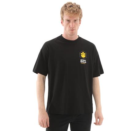 Lumberjack 5M Ml Star 11Otd1-27 5Fx Erkek T-Shirt Siyah