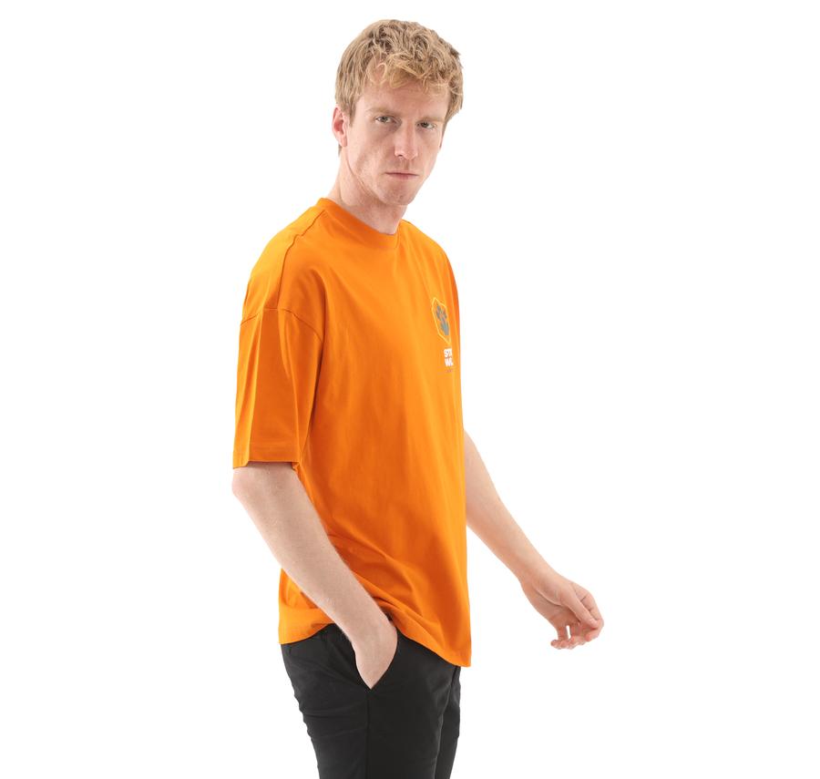 Lumberjack 5M Ml Star 11Otd1-27 5Fx Erkek T-Shirt Turuncu Lumberjack 5M Ml Star 11Otd1-27 5Fx Erkek T-Shirt Turuncu