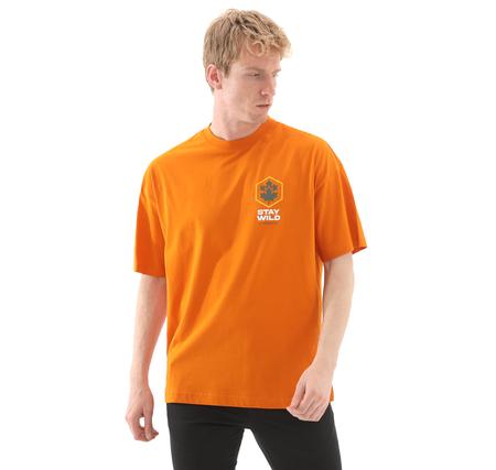 Lumberjack 5M Ml Star 11Otd1-27 5Fx Erkek T-Shirt Turuncu