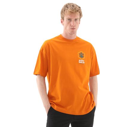 Lumberjack 5M Ml Star 11Otd1-27 5Fx Erkek T-Shirt Turuncu