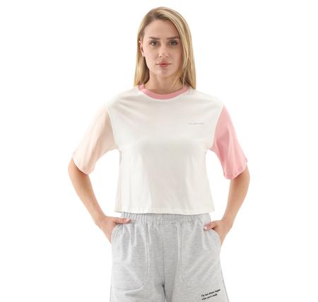 Lumberjack 5M Wl Annabel 11Ck1235 4Fx Kadın T-Shirt Beyaz