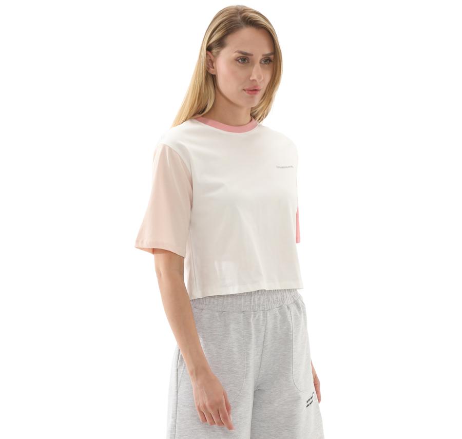 Lumberjack 5M Wl Annabel 11Ck1235 4Fx Kadın T-Shirt Beyaz Lumberjack 5M Wl Annabel 11Ck1235 4Fx Kadın T-Shirt Beyaz