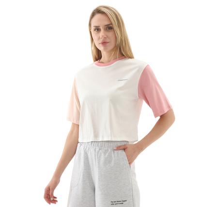Lumberjack 5M Wl Annabel 11Ck1235 4Fx Kadın T-Shirt Beyaz