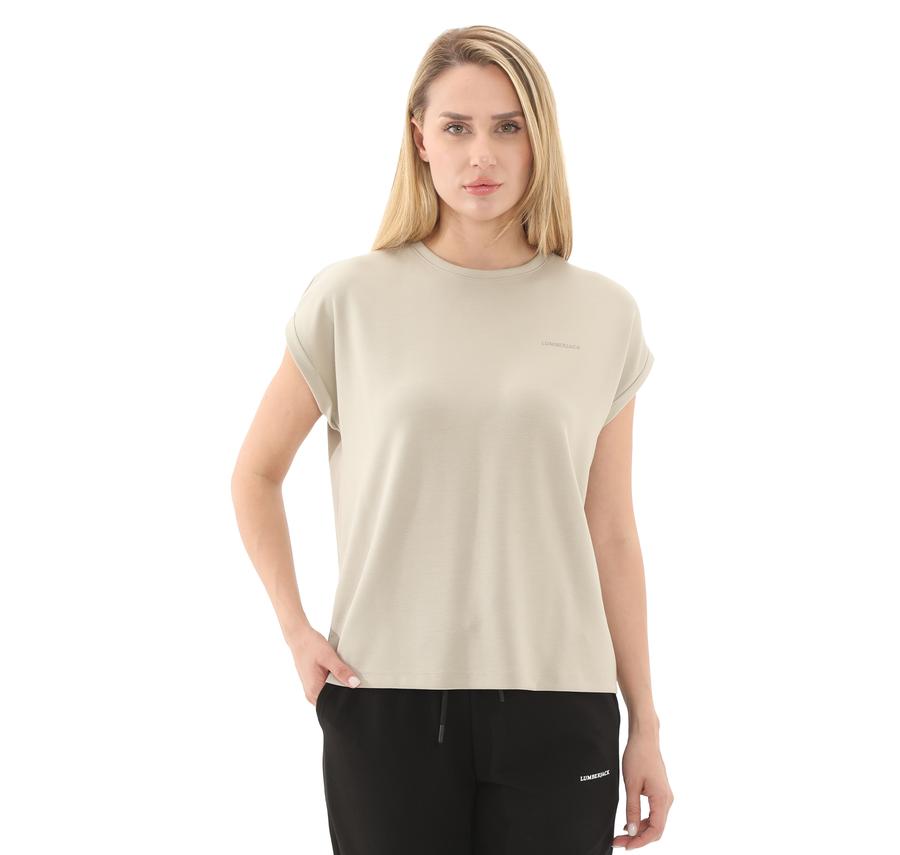 Lumberjack 5M Wl Cındy 11Ck1213 5Fx Kadın T-Shirt Krem Lumberjack 5M Wl Cındy 11Ck1213 5Fx Kadın T-Shirt Krem