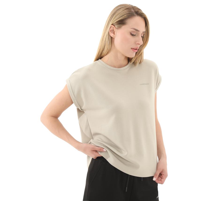 Lumberjack 5M Wl Cındy 11Ck1213 5Fx Kadın T-Shirt Krem Lumberjack 5M Wl Cındy 11Ck1213 5Fx Kadın T-Shirt Krem