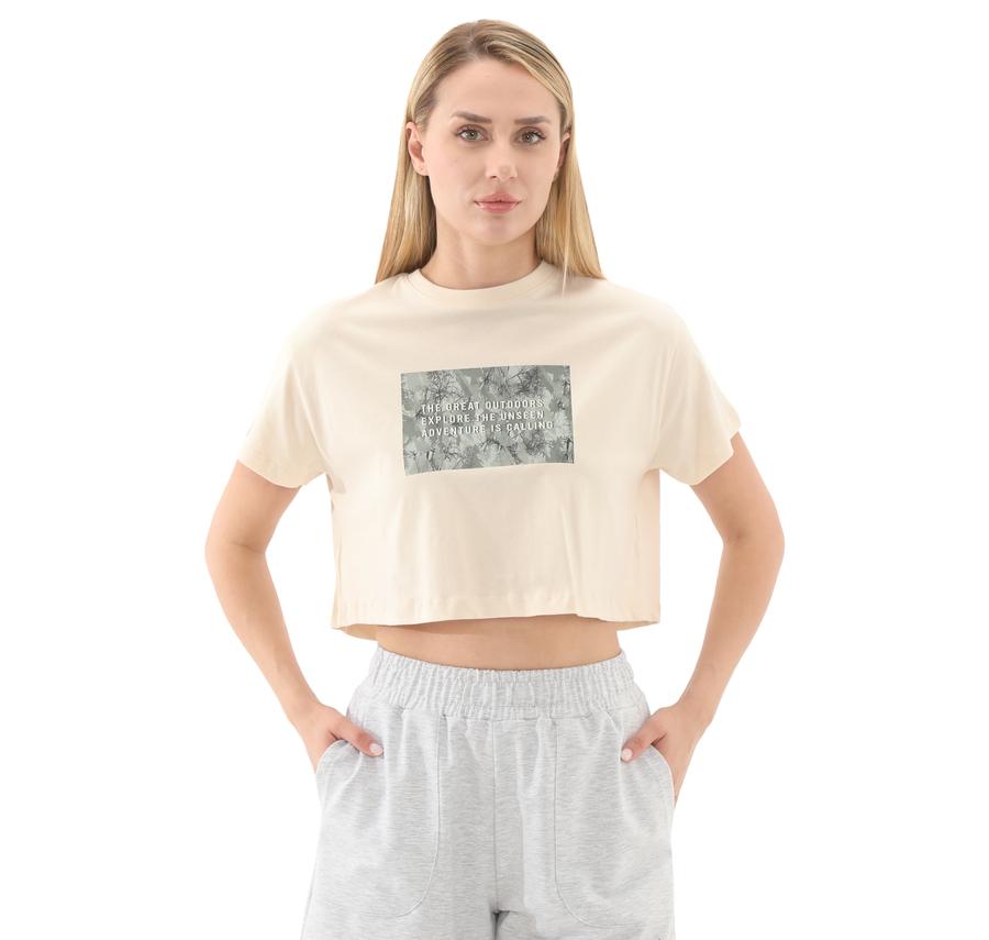 Lumberjack 5M Wl Rena 11Outss25105 5Fx Kadın T-Shirt Krem Lumberjack 5M Wl Rena 11Outss25105 5Fx Kadın T-Shirt Krem