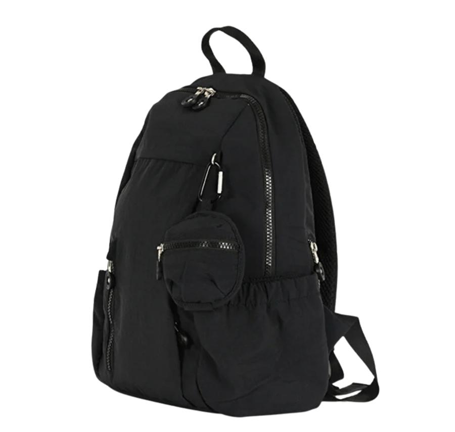 Lumberjack 5W Krkl Basıc Bzklu Srt 5Pr Kadın Sırt Çantası Siyah Lumberjack 5W Krkl Basıc Bzklu Srt 5Pr Kadın Sırt Çantası Siyah