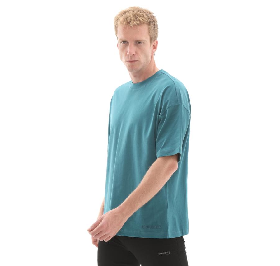 Lumberjack 5W Mb Ros 11Hs113 5Pr Erkek T-Shirt İndigo Lumberjack 5W Mb Ros 11Hs113 5Pr Erkek T-Shirt İndigo