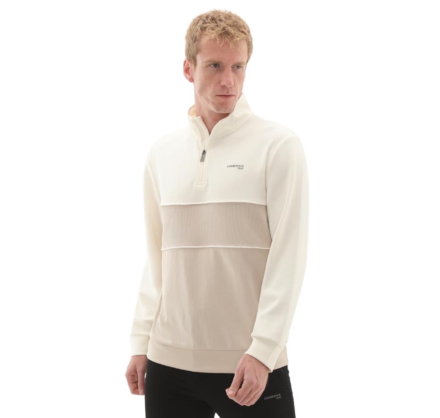 Lumberjack 5W Ml Luka 16Itl815 5Pr Erkek Sweatshirt Krem Lumberjack 5W Ml Luka 16Itl815 5Pr Erkek Sweatshirt Krem